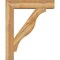 Ekena Millwork Funston Block Rough Sawn Bracket w/ Offset Brace, Western Red Cedar, 8"W x 36"D x 44"H BKT0806X36X44FST05RWR - alternate 3